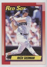 2017 Topps Rediscover Topps Buybacks Gold Rich Gedman #1990-123 fm0