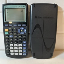 Texas Instruments TI-83 Plus Graphing Calculator W/Cover Tested 