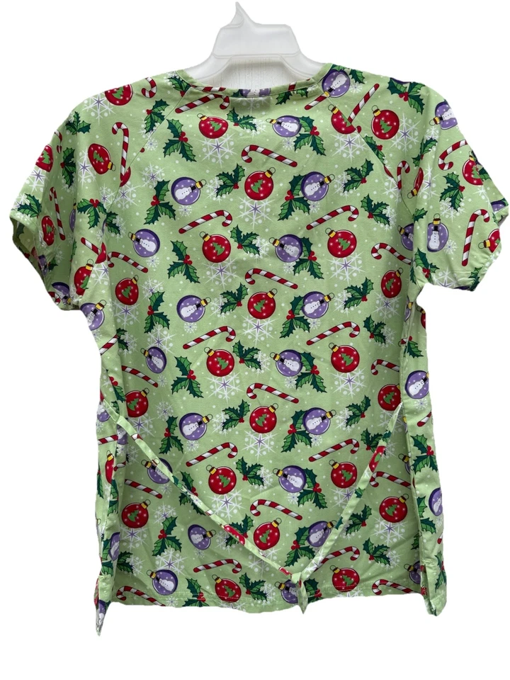 landau scrub top The Look Of Professional Multicolor Lot Of 7 Size M-L Pockets  - Image 2 of 4