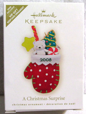 #76 - 2008 Hallmark Keepsake Ornament - A Christmas Surprise