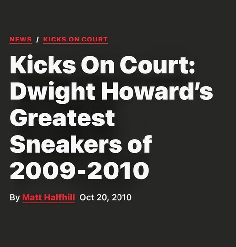 DWIGHT HOWARD SUPERMAN ALL STAR Basketball Sample pair never worn SIZE 9 - Picture 8 of 8