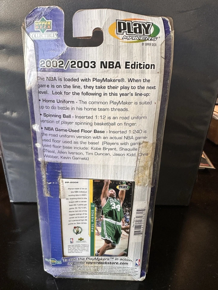 2002-03 Upper Deck Playmakers Paul Pierce Celtics 摇头公仔 NBA 公仔 全新带盒 * * — 第 3/3 张图片