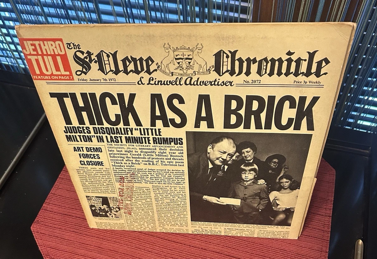 英LP Jethro Tull Thick As A Brick UK盤ステレオ Jethro Tull Thick As A Brick (LP) - Amazon.com Music