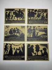 BAD SCHMIEDEBERG 1921  Friedrich II Bringing Ducats  Complete Series Notgeld