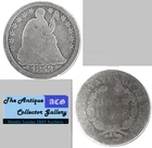 Silver 1853  US Philadelphia Mint Seated Liberty Half Dime🪙Type 3🪙