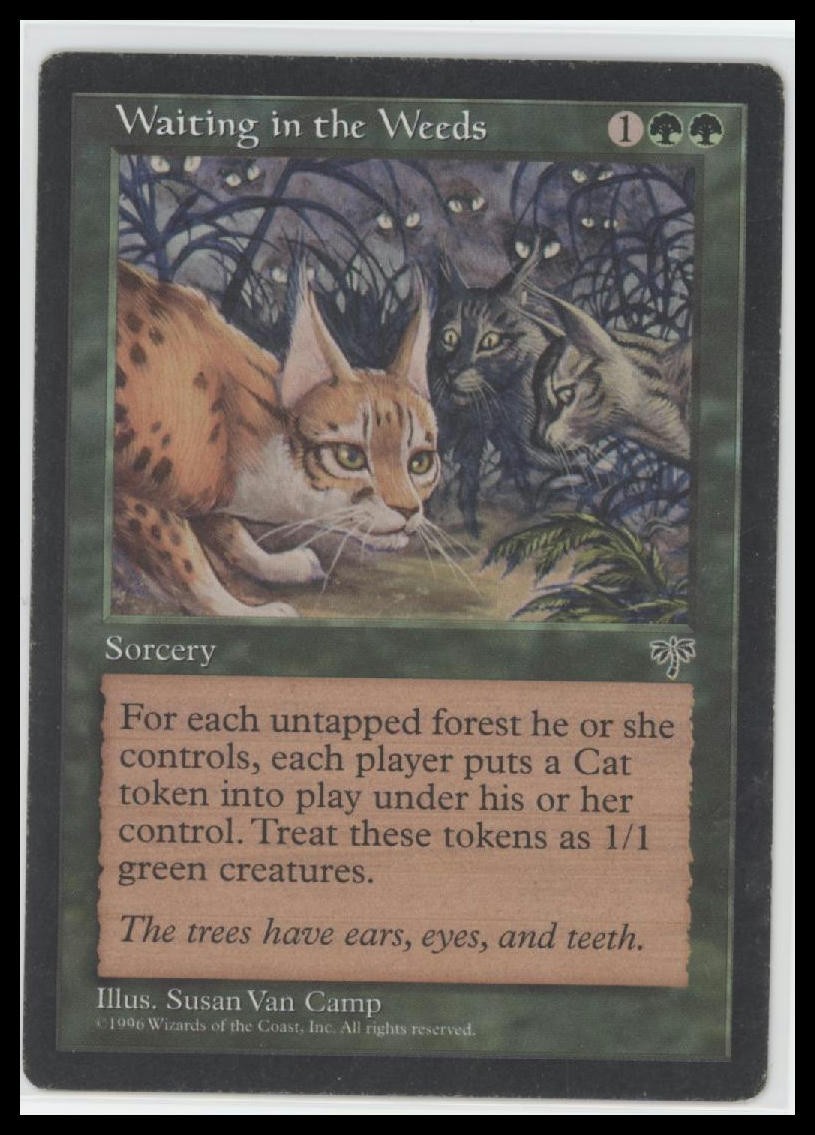 🐾 MTG Waiting in the Weeds – Mirage – Rare (Regular)