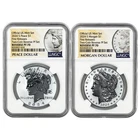 2024-S Morgan and Peace Dollar Reverse Proof Set NGC RP70 First Releases 2-Coin