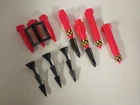GI Joe Cobra Rattler Tiger Rat  Vehicle Parts Lot ARAH 1988 Missiles Lot