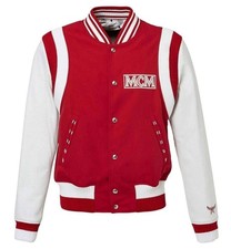 Letterman Handmade Varsity Jacket With Leather Sleeves