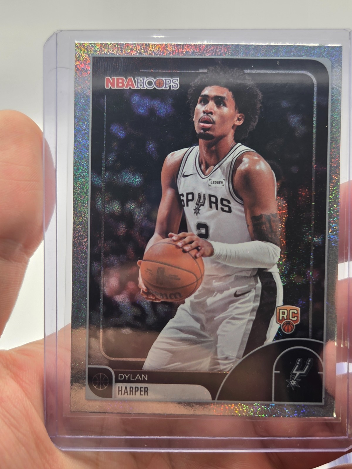2025-26 Topps Nba Hoops - Dylan Harper #7 Pixel Burst (RC)