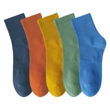 Mens Athletic Cotton Quarter Crew Socks Light Weight Moisture Wicking Odor Co...