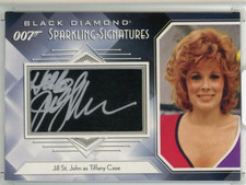 2023 Upper Deck Black Diamond James Bond Jill St. John/Tiffany Case Sparkling-Si