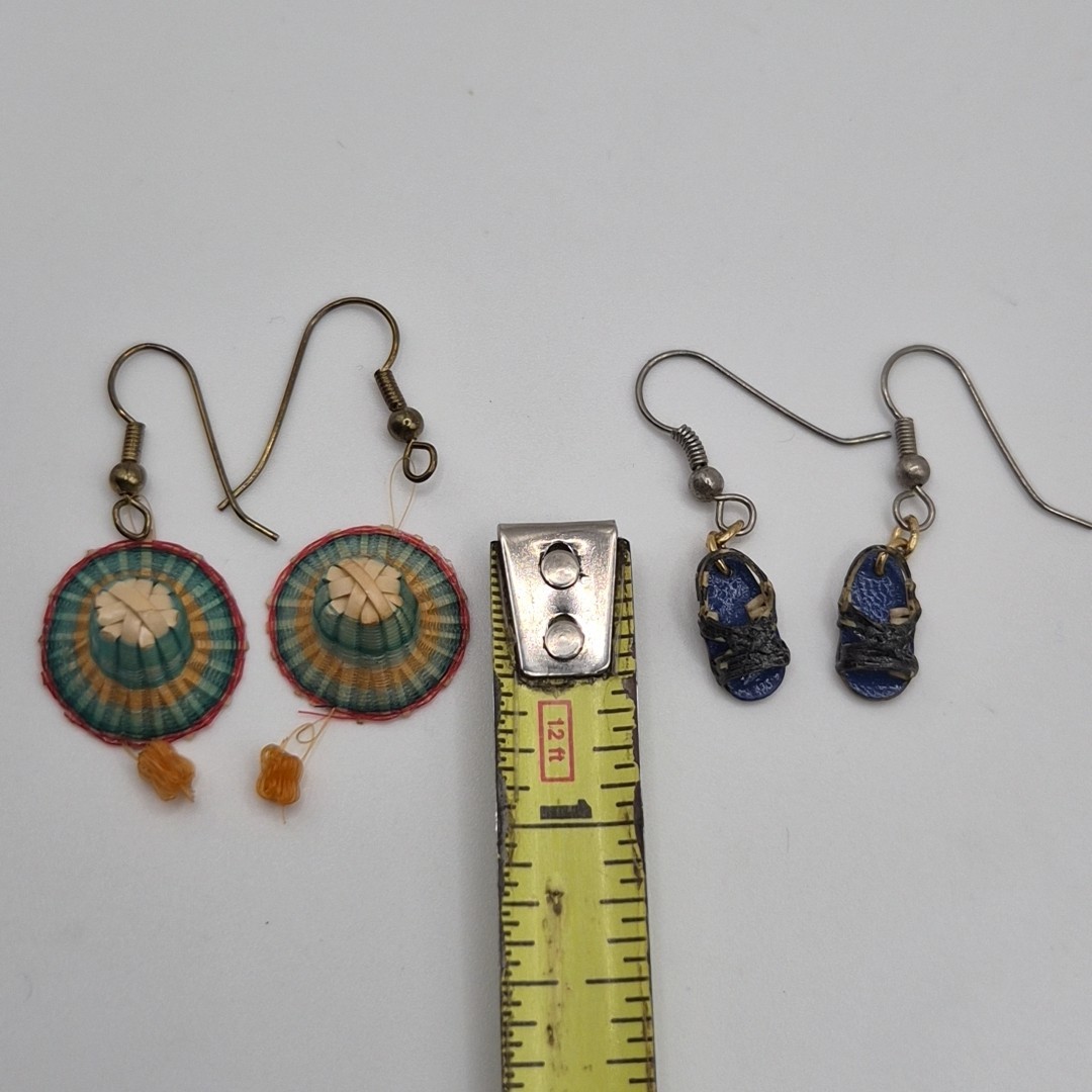 VTG Tiny Mini Delicate Handmade Artisan Beach Hat… - image 6