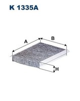 Filtron K 1335A Filter, Innenraumluft FüR Alfa Romeo Passend FüR Fiat Jeep