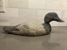 Antique Hand Painted Wood Duck Decoy Vintage 