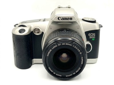 Canon EOS 500N + Canon 28-80mm f/3.5-5.6 Kit Set Analog SLR 35mm Kamera Objektiv