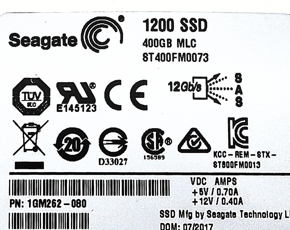 Seagate 1GM262-080 SEAGATE 1200 SSD 2.5" 400GB - Image 2 of 4