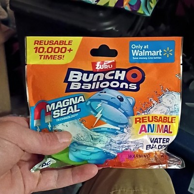 ZURU Bunch O Balloons Reusable Animal Water Balloons 3pc Magna Seal 2024