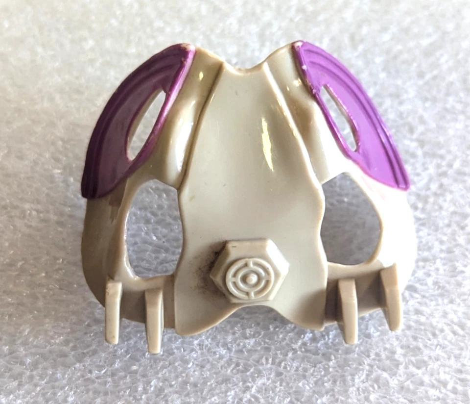 Dino Riders 1987 Triceratops Brain Box Casco Armadura Pieza de repuesto Foto 2 de 4