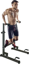 Adjustable Height Dip Bar Station, Heavy Duty Dip Station Push up Bar for Home G