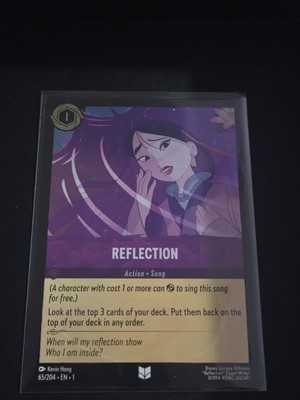 Reflection 65/204 The First Chapter Cold Foil Lorcana Disney TCG 