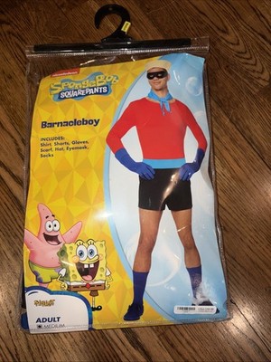 Spirit Halloween SpongeBob Costumes Adult Barnacle Boy Costume- Medium