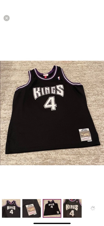 Camiseta deportiva Mitchell & Ness Swingman 2000-01 Chris Webber #4 Kings para hombre talla 2XL Foto 4 de 4