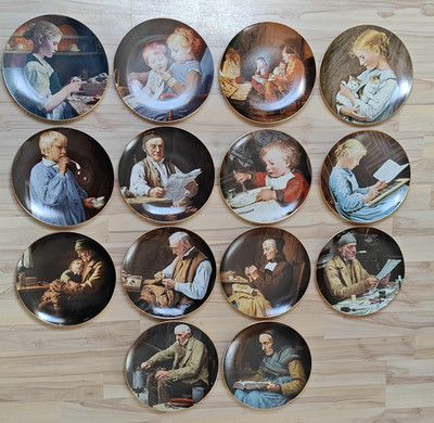20x Albert Anker Wandteller Langenthal OVP & Zertifikate - Top Zustand