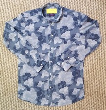 Journal Blue Liberty London Art Print Shirt Size Medium