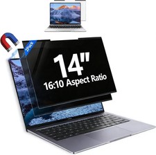 14 Inch Laptop Privacy Screen 16:10 Aspect Ratio, Removable Anti-Blue/Glare Filt