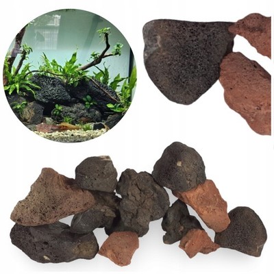 Aquarium AKVARIENSTEIN VULKANISCHE LAWASTEIN MIX FARBEN 3KG