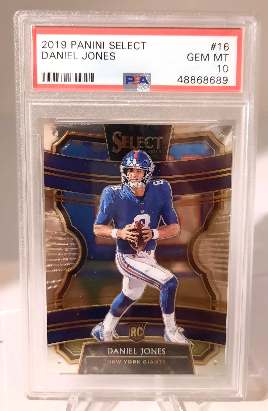 2019 Panini Select - DANIEL JONES #16 Rookie RC PSA 10 GEM MINT 💎💎
