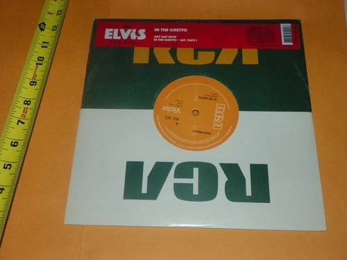 ELVIS PRESLEY-IN THE GHETTO  NUMBERED-1253--- 10 INCH vinyl Single SEALED