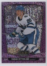 2024-25 O-Pee-Chee Platinum Violet Pixels 200/299 Fabian Zetterlund #55 z6b