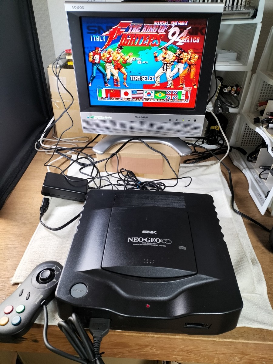 Neo Geo CD System SNK NeoGeo Top Loading Model Console from Japan