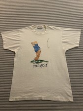 Sharky’s Dry Goods Faded Jim Benton Mr. Golf T-shirt Men’s L Made In USA 90s