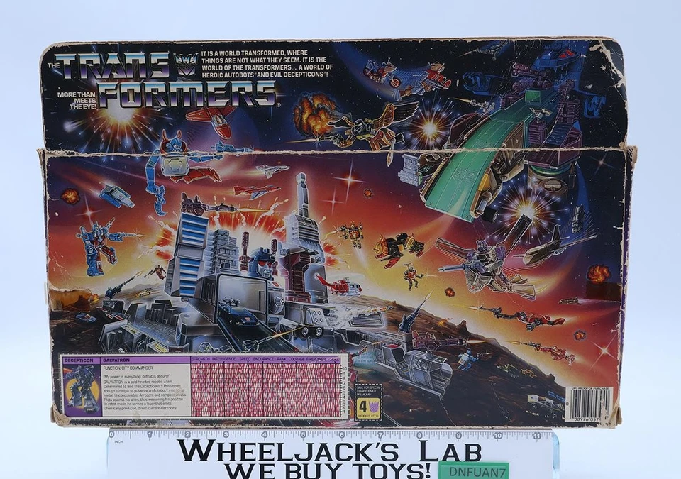 Galvatron WORKS W/BOX & INSERT MIB 100% Complete 1986 Vintage G1 Transformers - Image 2 of 4