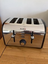 Breville VTT393 4 Slice Toaster, Stainless Steel/Black Used For A Few Weeks. 