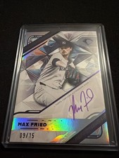 2025 Topps Diamond Icons Auto White Polychromatink Max Fried 9/15