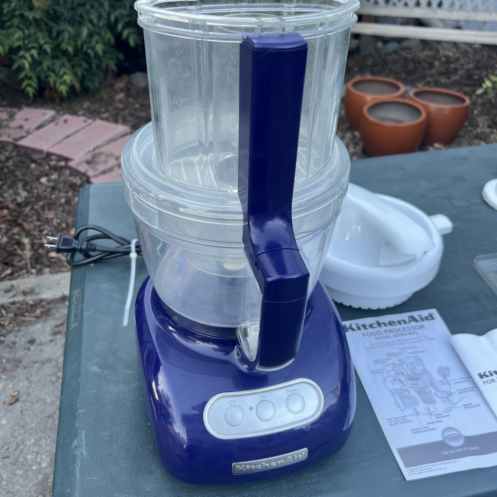 KITCHENAID FOOD PROCESSOR 12-Cup Blue KFPW760BQBU0