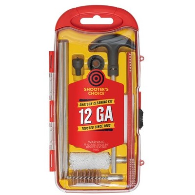 12 Gauge Shotgun Cleaning Kit Aluminum Rod Brush Patches Clp Lubricant Tools