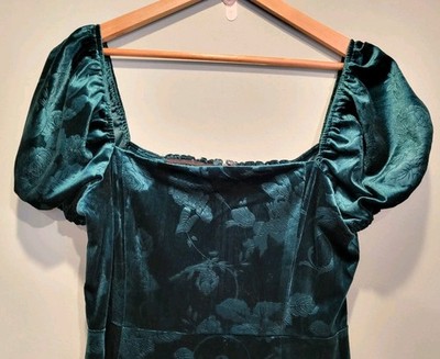 green francesca's dress Xscape Evenings Women's Halter Neck Satin Trumpet Gown - Green main image 1