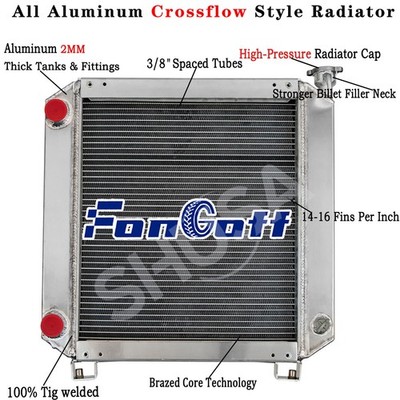 3 Rows Radiator 86401465 Fit Ford New Holland TC35,TC35D D35 D40 DX35 DX40 Model