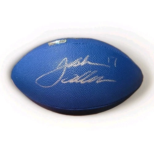 Josh Allen Signed Buffalo Bills The Duke Mini Football w Online COA