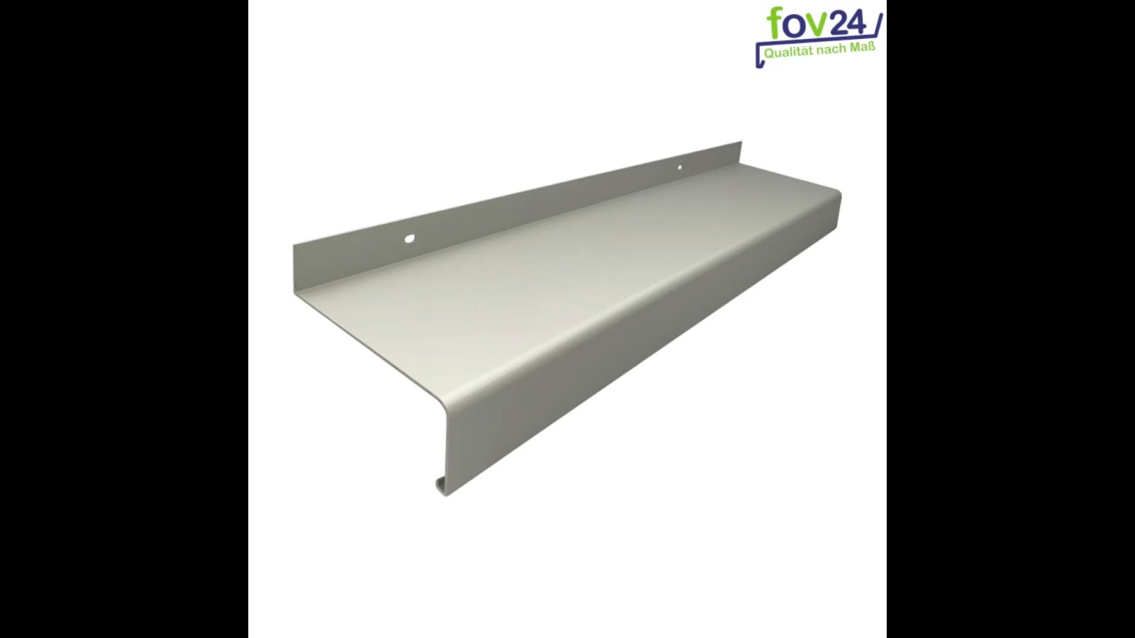 Aluminium Fensterbank Silber EV1 - 130mm Ausladung 1200mm Länge
