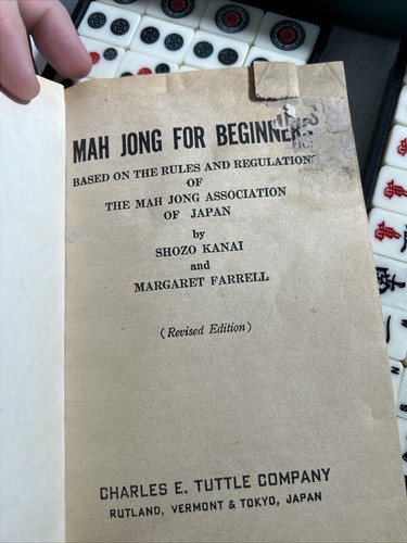 Vintage 1960s Mahjong Game Set By Charles Tuttle Company In Travel Case - 第 15/21 張圖片