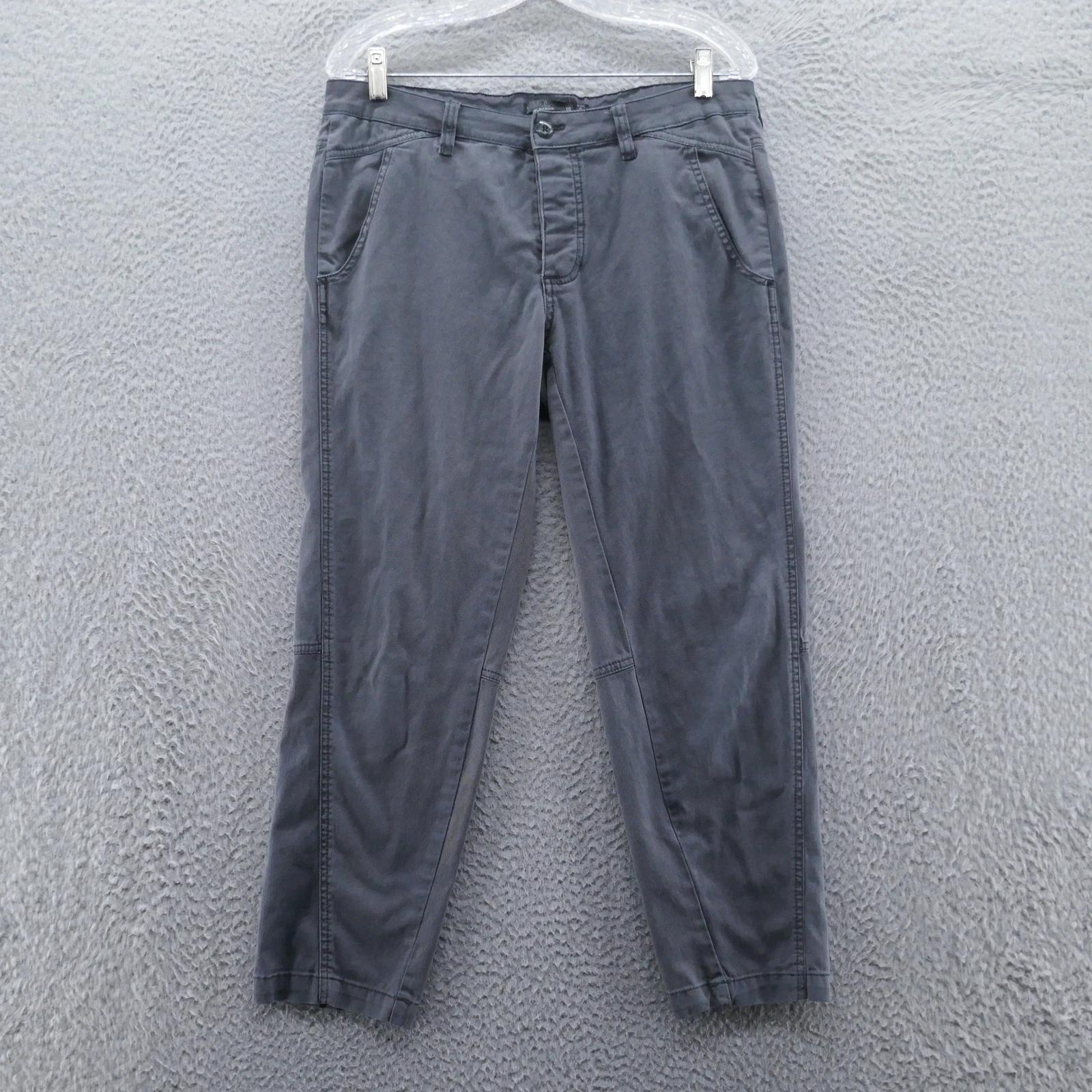 prana janessa cropped organic cotton button fly casual pants