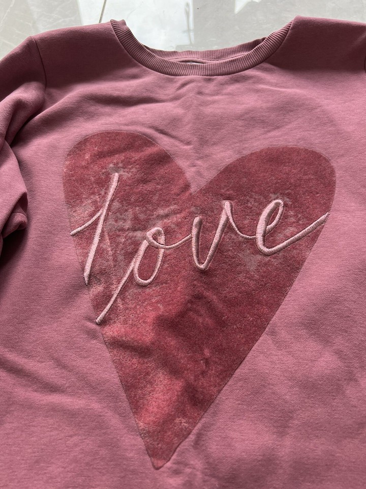 Women’s Next Dusky Pink Love Casual Jumper UK Size XL eBay