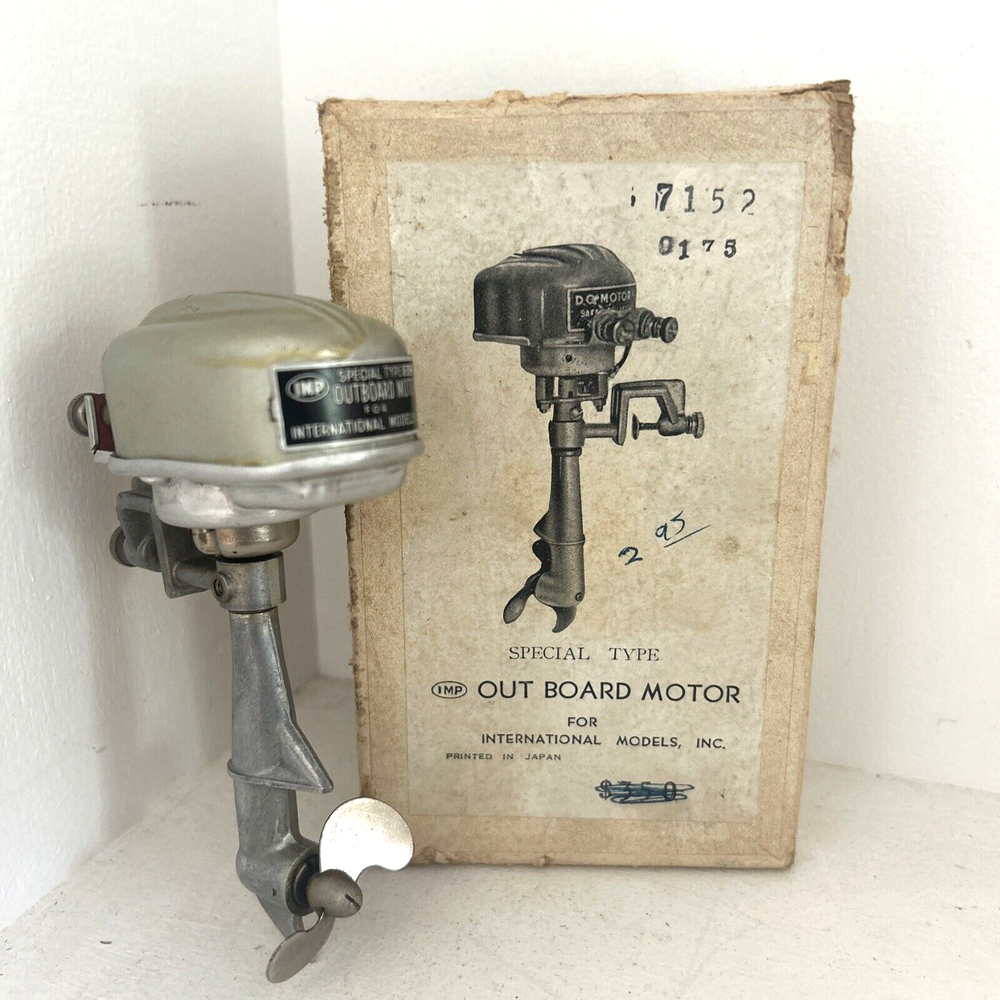 Vtg IMP Model Out Board Motor International Models Inc New in Original Box Japan