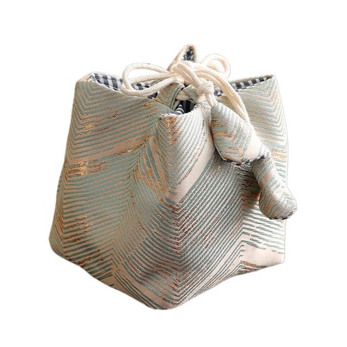 Teaware Bag Embroidery Drawstring Bag,Portable Travel Bag B1D3 Tea Set L2C3 D1W3 - Picture 6 of 32